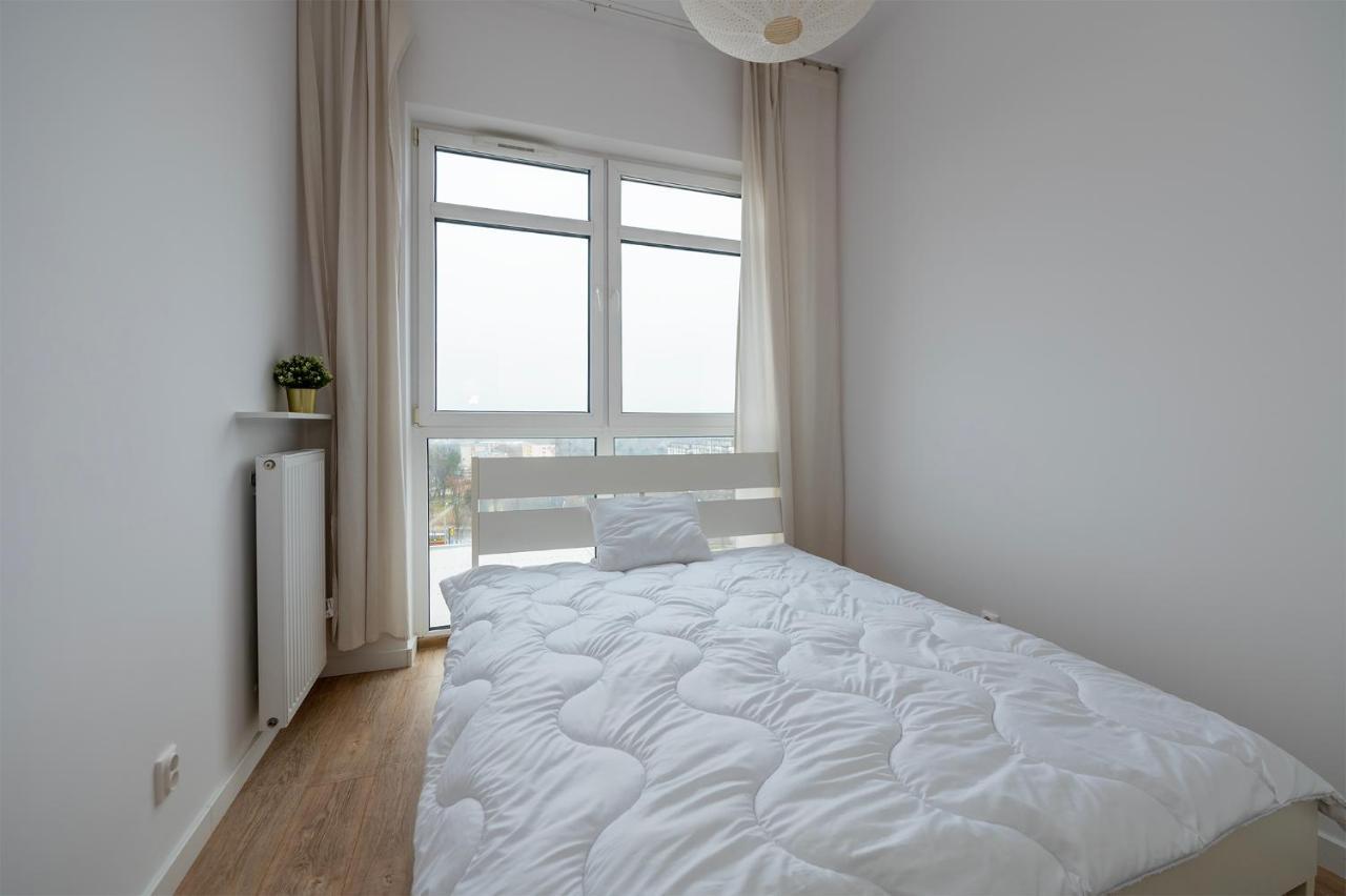 Ferienwohnung Penthouse With A View Of Lodz & Free Parking Exterior foto